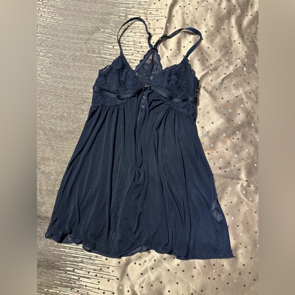 Blue Sheer Lingerie S - Picture 1 of 11